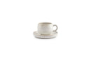 Curvy - Set De 4 Tasses À Moka - Grès - Perle