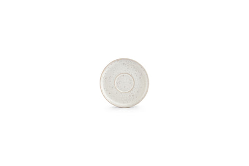 Curvy - Set De 4 Soucoupes À Moka - Grès - Perle