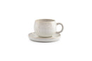 Curvy - Set De 4 Soucoupes - Grès - Perle