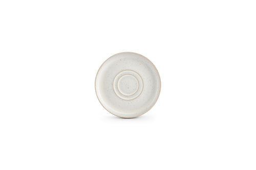 Curvy - Set De 4 Soucoupes - Grès - Perle