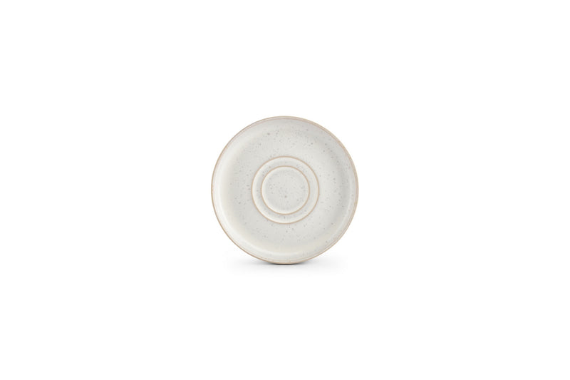 Curvy - Set De 4 Soucoupes - Grès - Perle