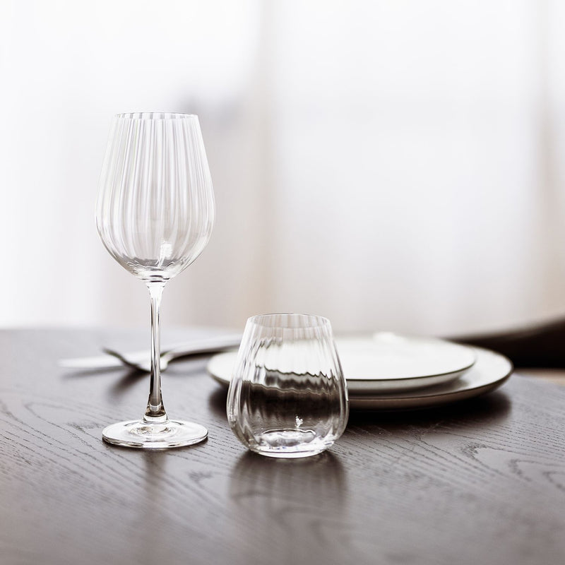 Saga - Set De 4 Verres À Vin - Crystalline Glass - Transparent