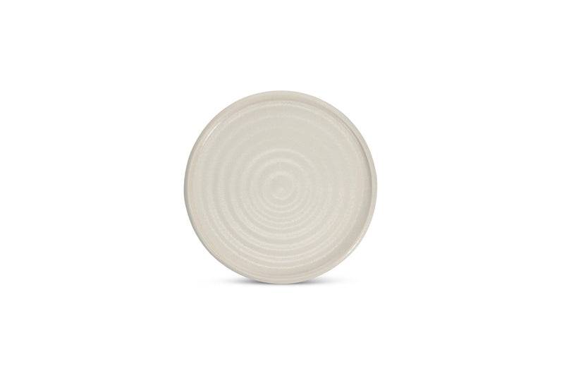 Mochi - Set De 4 Grandes Assiettes Plates - Grès - Beige