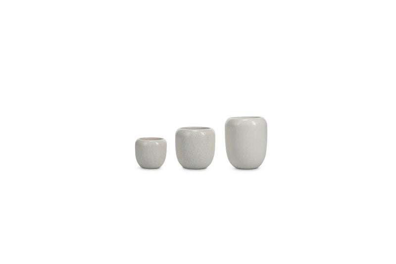Mochi - Set De 4 Tasses - Grès - Beige