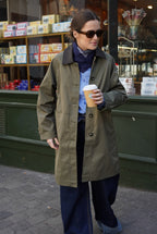 Emma Mid-Long Khaki Jacket