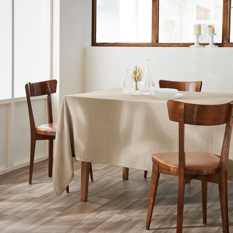 Rectangular Tablecloth - Plain Double Gauze Cotton - Gaia - String