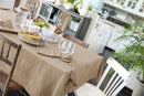 Rectangular Tablecloth - Plain Double Gauze Cotton - Gaia - String