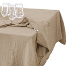 Rectangular Tablecloth - Plain Double Gauze Cotton - Gaia - String
