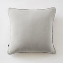 Coussin Déhoussable Avec Passepoil - Double Gaze De Coton Unie - Gaïa - Nuage