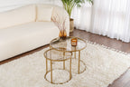 Aurum 60/42 - Set of Coffee Tables - Gold/Bronze