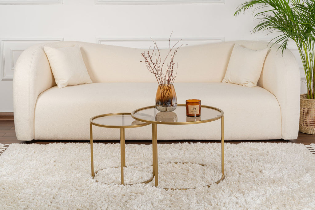 Aurum 60/42 - Set of Coffee Tables - Gold/Bronze