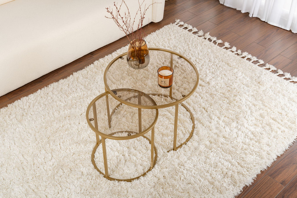Aurum 60/42 - Set of Coffee Tables - Gold/Bronze