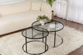 Aurum 80/60 - Coffee Table Set - Black/Grey