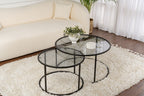 Aurum 80/60 - Coffee Table Set - Black/Grey
