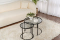 Aurum 60/42 - Coffee Table Set - Black/Grey