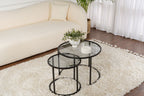 Aurum 60/42 - Coffee Table Set - Black/Grey