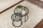 Aurum 60/42 - Coffee Table Set - Black/Grey