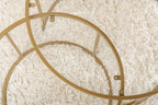 Aurum 80/60 - Set of Coffee Tables - Gold/Clear