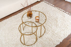 Aurum 60/42 - Coffee Table Set - Gold/Clear