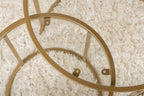 Aurum 60/42 - Coffee Table Set - Gold/Clear