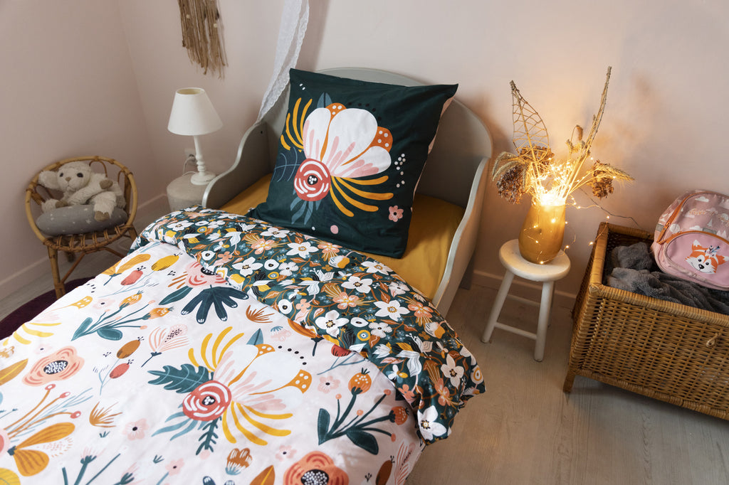 Juego de Cama - Algodón Estampado - Champetre