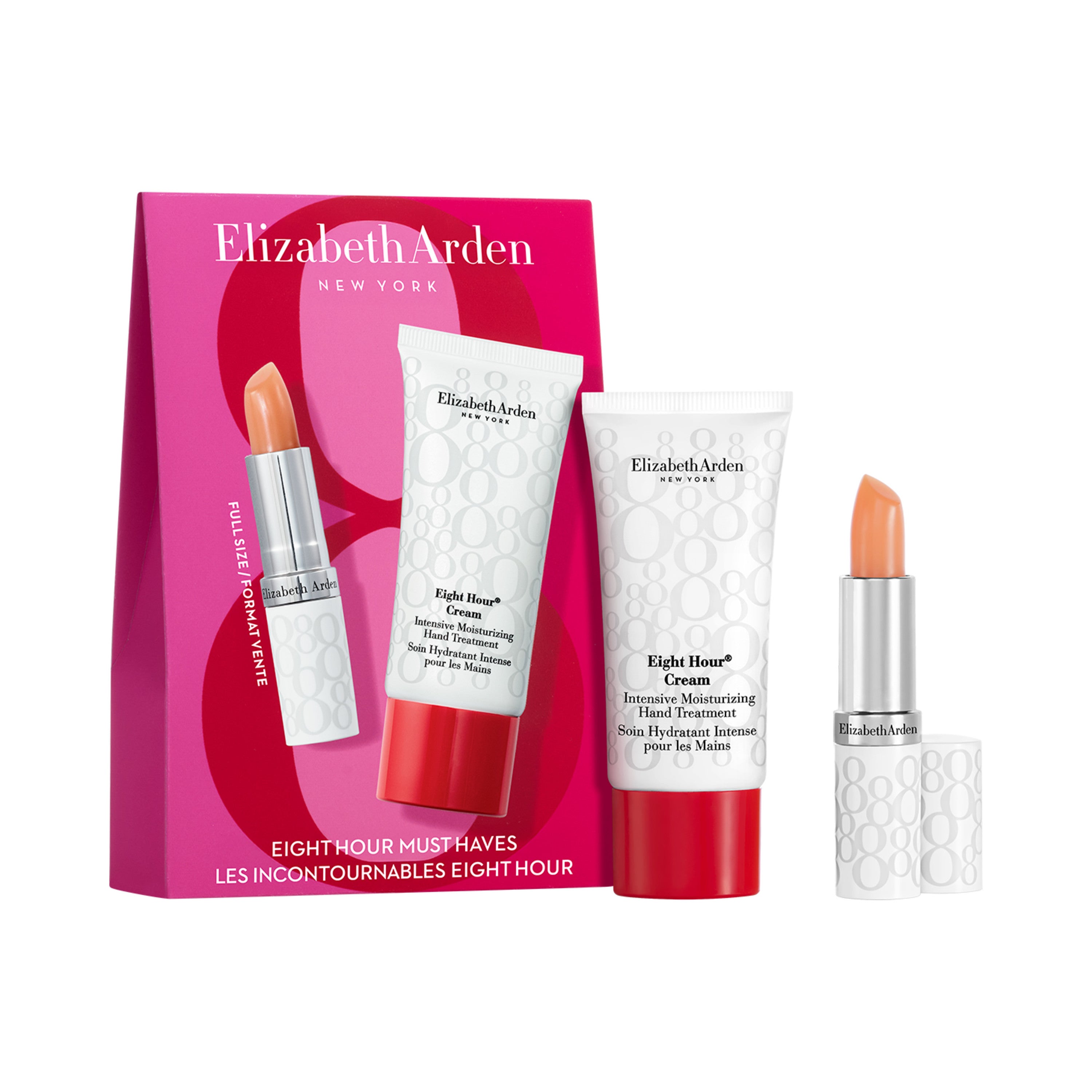 Coffret Stick Lèvres 8Hr + Crème Mains 8Hr