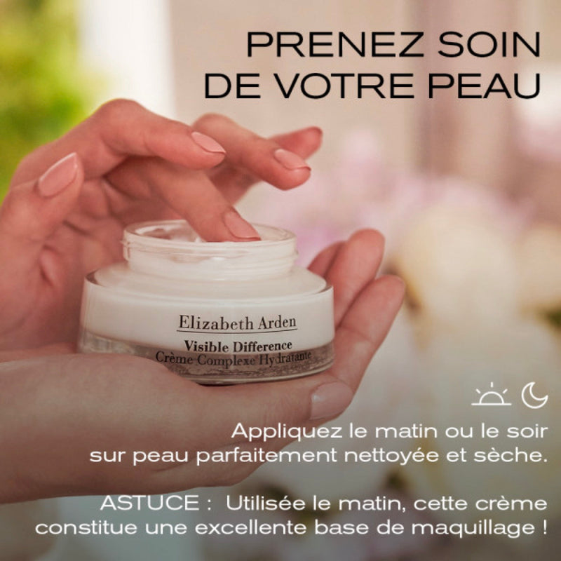 Coffret - Visible Difference Duo De Soins Pour Une Peau Éclatante, Crème De Jour Et Gel Hydratants, Raffermit, Soin Anti-Âge