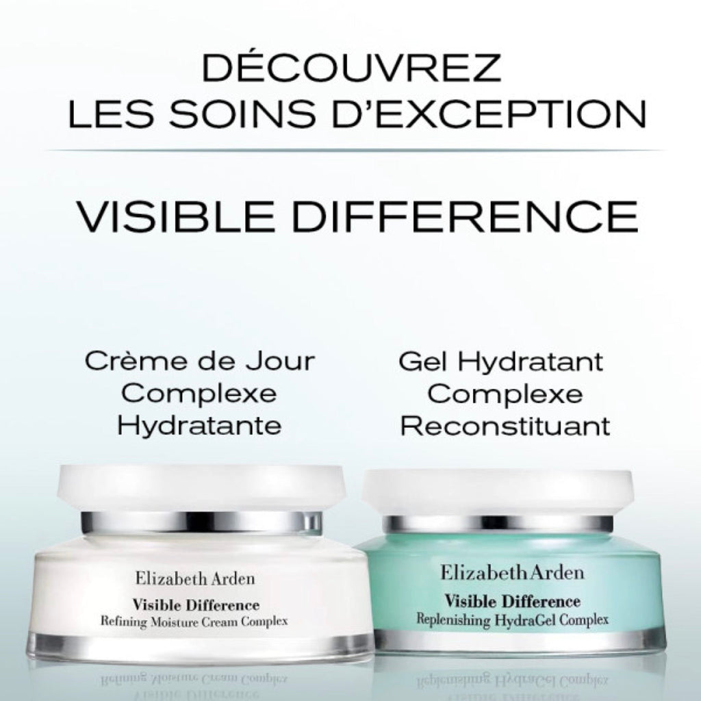 Cofre - Visible Difference Dúo de cuidados para una piel radiante, crema de día y gel hidratante, reafirma, tratamiento antiedad