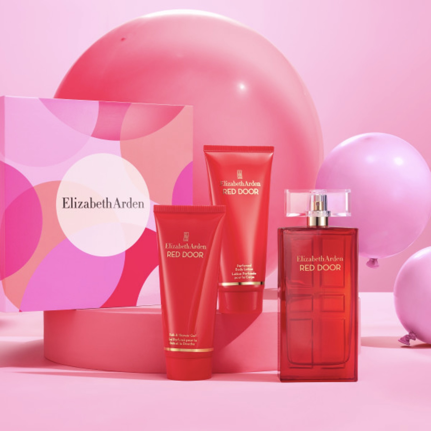 Trio Box - Elizabeth Arden Red Door, aroma floral, perfume glamoroso y elegante
