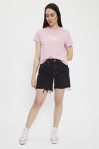 Levis Mid Thigh Short Lunar Black