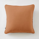 Coussin Déhoussable Avec Passepoil - Double Gaze De Coton Unie - Gaïa - Abricot