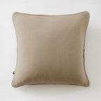 Gaïa - Coussin Déhoussable Avec Passepoil - Double Gaze De Coton Unie - Ficelle