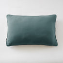Coussin Déhoussable Avec Passepoil - Double Gaze De Coton Unie - Gaïa - Canard