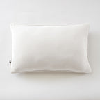 Gaïa - Coussin Déhoussable Avec Passepoil - Double Gaze De Coton Unie - Chantilly