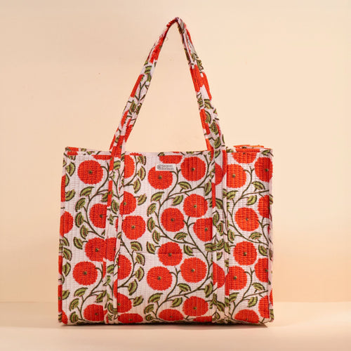 Sac Cabas réversible Deepa.Couleur: Bleu tigré.TOTE020