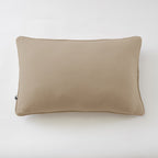 Gaïa - Coussin Déhoussable Avec Passepoil - Double Gaze De Coton Unie - Ficelle