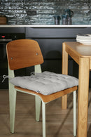 Assise Matelassée - Double Gaze De Coton Unie - Gaïa - Nuage