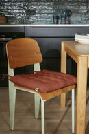 Assise Matelassée - Double Gaze De Coton Unie - Gaïa - Terracotta