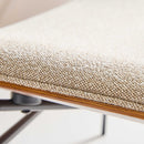 Fauteuil En Tissu Écru Aurel