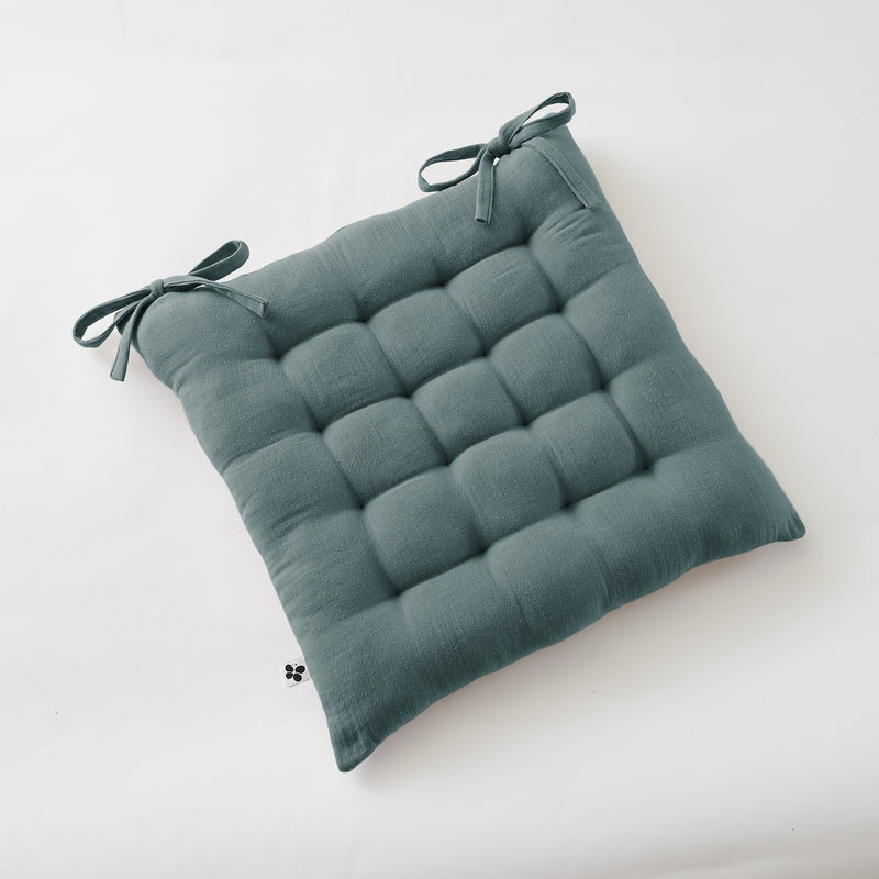 Asiento Acolchado - Gasa De Algodón Doble Liso - Gaïa - Pato