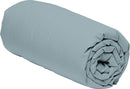 Drap Housse , Bonnet 30Cm 100% Percale De Coton 80Fils Azur - Bleu Azur