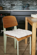 Asiento Acolchado - Gasa De Algodón Doble Liso - Gaïa - Chantilly