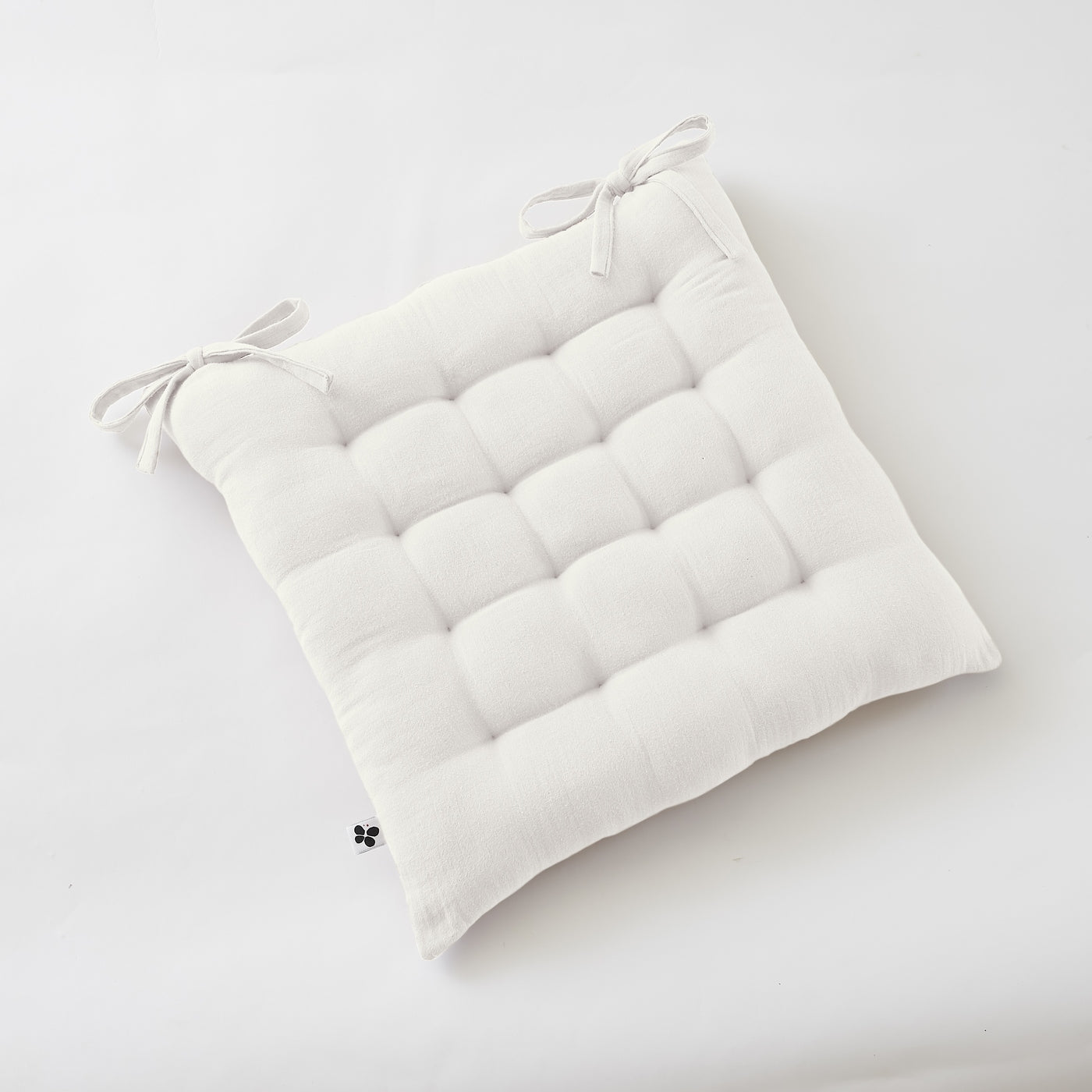 Asiento Acolchado - Gasa De Algodón Doble Liso - Gaïa - Chantilly