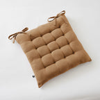 Gaïa - Assise Matelassée - Double Gaze De Coton Unie - Camel