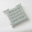 Quilted Seat - Double Plain Cotton Gauze - Gaia - Eucalyptus