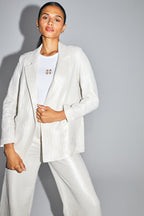 Le Blazer Jimmy En Coton Bio Brillant Texturé