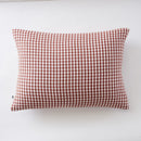 Taie D'Oreiller - Gaze De Coton Tissée Teinte - Vickie - Terracotta