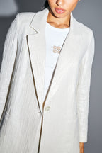 Le Blazer Jimmy En Coton Bio Brillant Texturé
