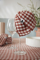 Lot De Serviettes - Gaze De Coton Tissée - Teinte Vickie - Terracotta