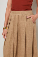 Falda - Camel - Mujer